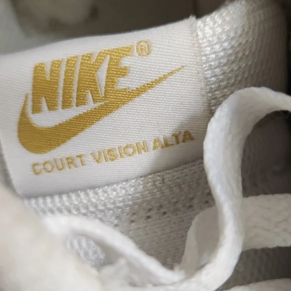 Nike Court Vision Alta Leopard Print Low Lace-up Sneakers (Size 9) - Picture 12 of 13